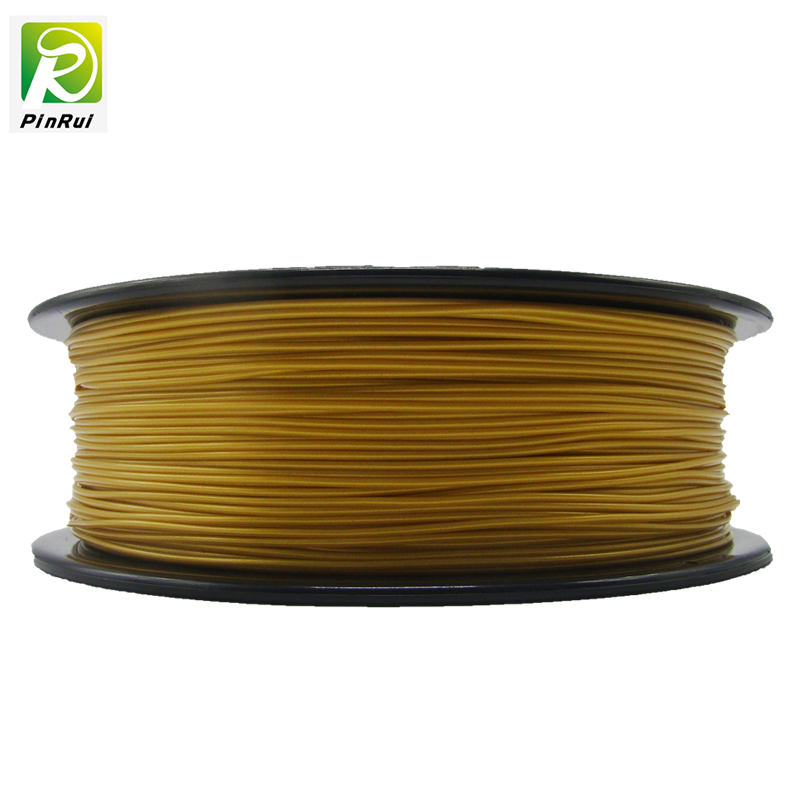 Pinrui di alta qualità 1KG 3D PLA stampante filamento giallo oro colore oro