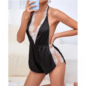 Donne \\\\\\\\ e sexy lingerie sheer seeer see-through maglia sexy pizzo pigiama camicia danotte uniforme tentazione