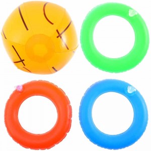 Set di cerchio di pallacanestro galleggiante piscina gonfiabile, giocattolo del gioco della piscina, supporto gonfiabile di pallacanestro dell\'acqua