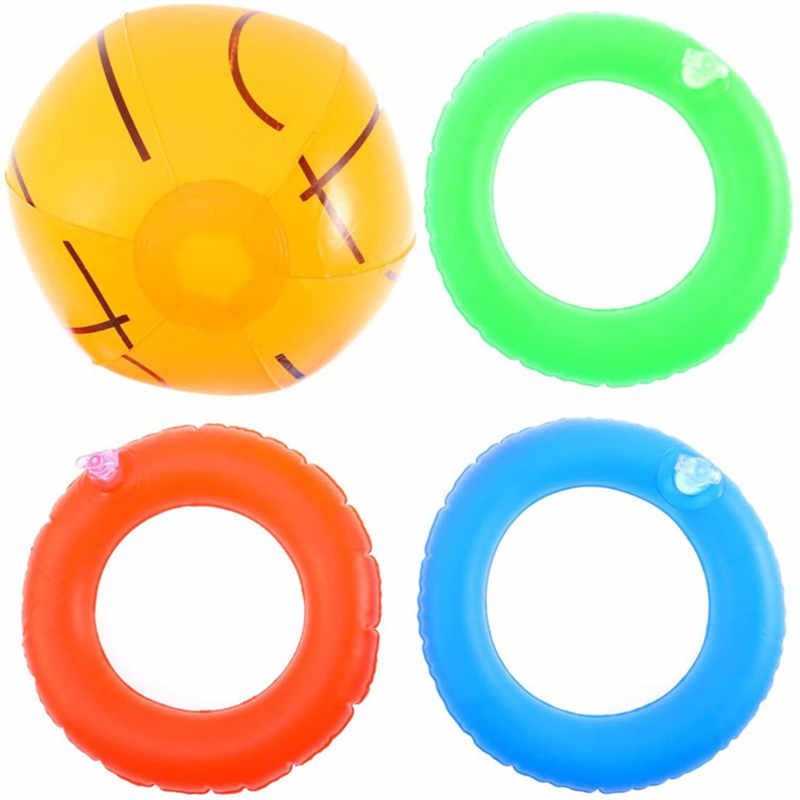 Set di cerchio di pallacanestro galleggiante piscina gonfiabile, giocattolo del gioco della piscina, supporto gonfiabile di pallacanestro dell'acqua