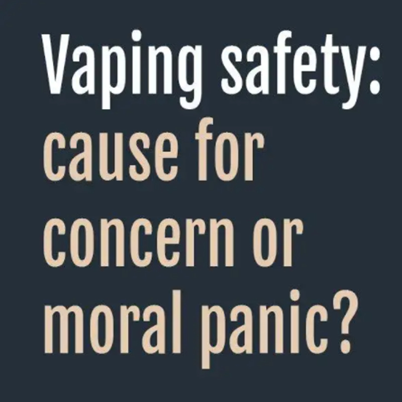 Sicurezza vaping: causa di preoccupazione o panico morale?