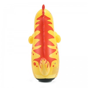 Nuovo giocattolo di dinosauro gonfiabile in PVC, decorazione gonfiabile per il gioco