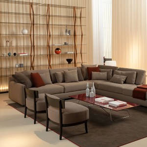 Modern Design Design Set imbottito Home Lounge Salotto in legno Telaio in legno Accent Single Sofa Chair
