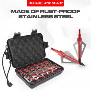 Elongarrow 15B005 100 grain Broadhead arrow Punte di caccia a vite freccia Broadheads