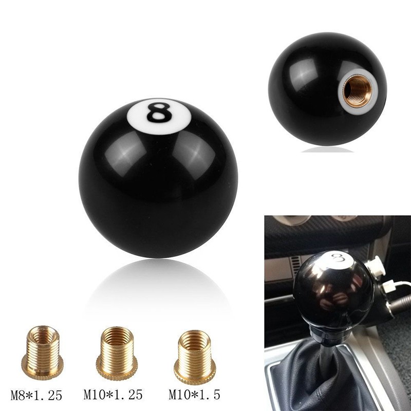 Fabbrica Commercio all'ingrosso CUSTOM CUSTOM MANUALE MANUALE RACING ADATTAMENTO Adattamento Adattamento Gear Shift Knob Resina Testa a sfera con adattatori Manopola e adattatore per spostamento inciso