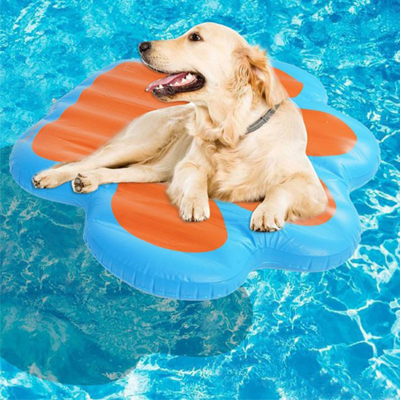 Filetta per animali domestici gonfiabile in PVC della fabbrica del PVC per il cane, il galleggiante del cane per la piscina, soggiorno gonfiabile del galleggiante per i cani