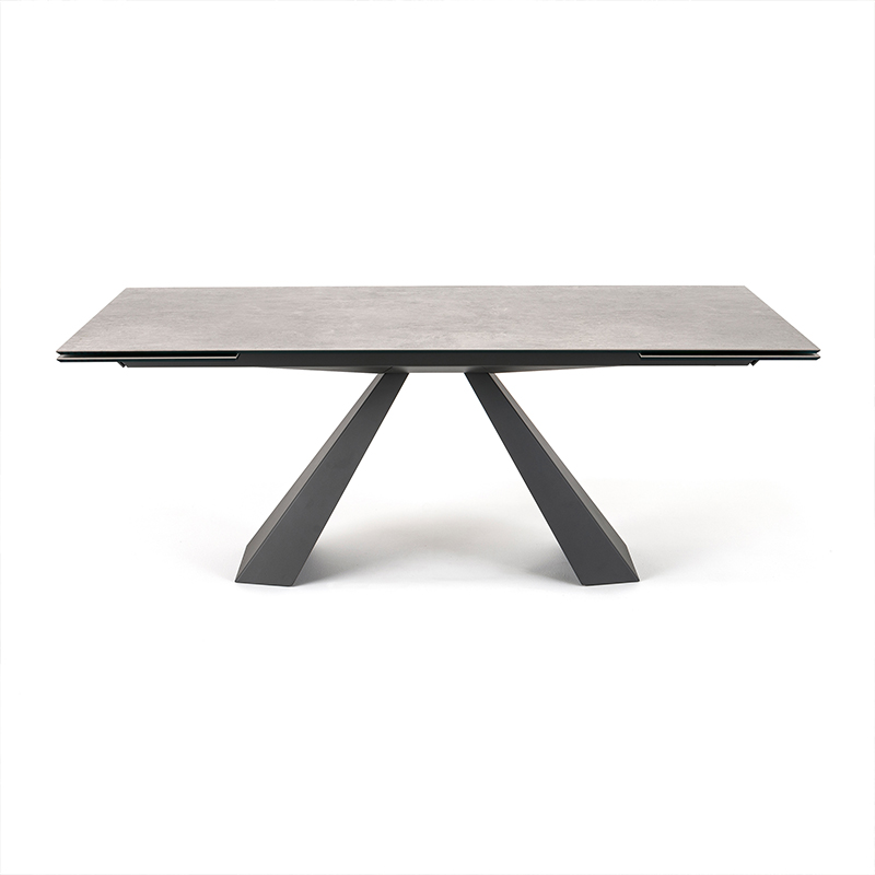 Tavolo da pranzo in pietra minimalista italiano tavolo da pranzo rettangolare set 6 posti