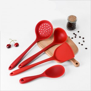Prezzo di fabbrica 4 pezzi strumenti di cottura Accessori per gli utensili da cucina in silicone in silicone