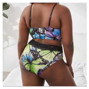 Nuovo set di biancheria intima comoda stampata in pizzo: Factory Wholesale