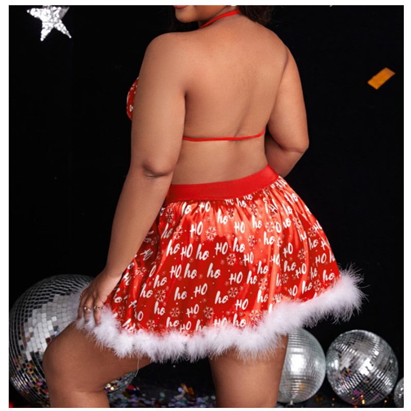 Set di lingerie sexy di Natale, comoda produzione all'ingrosso di fabbrica