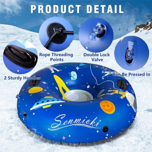 Giocattoli da genitore-figlio all\'aperto invernale addensato spaziale resistente a freddo gonfiabile