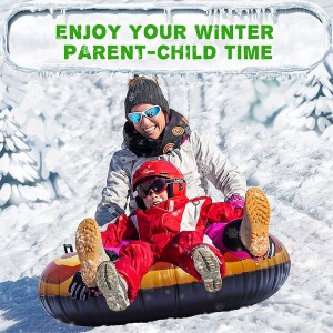 Attrezzatura per slittamento per tubo dineve per pizza gonfiabile di giocattoli invernali, giocattoli daneve per bambini all\'aperto