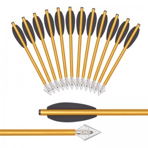 Bulloni freccia in alluminio da 160 mm per la balestra a pistola a caccia all\'aperto