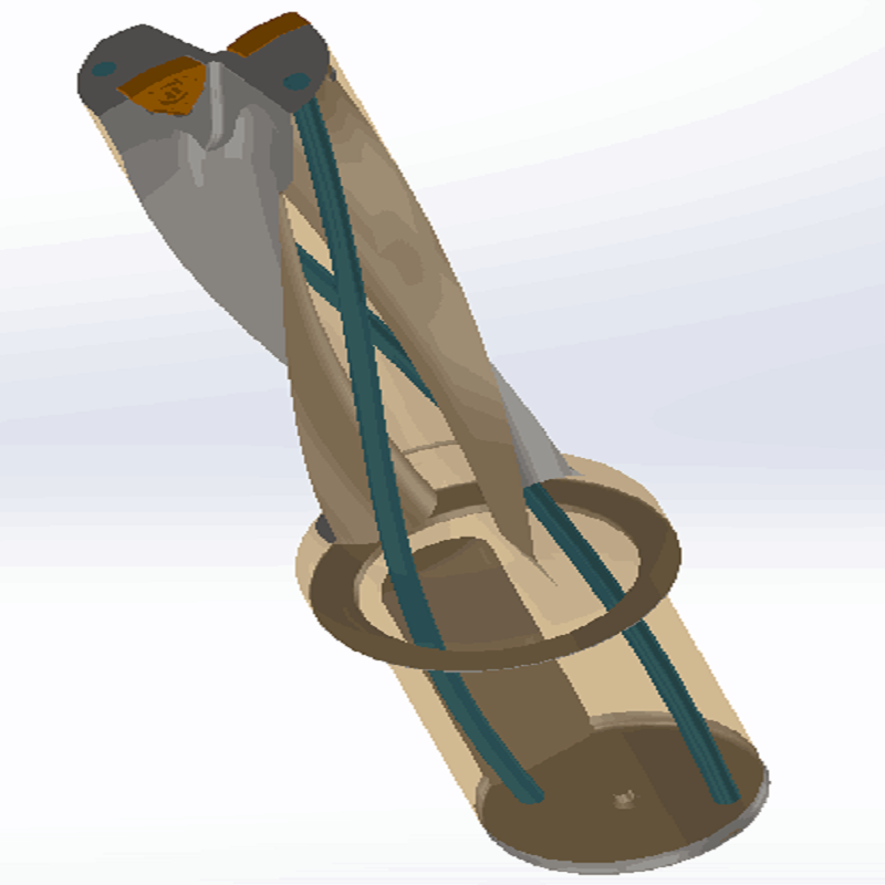 3d U Drill Inserisci WCMT