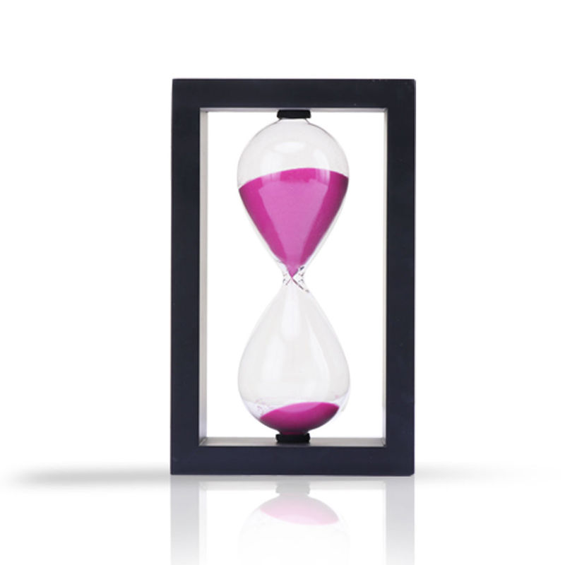 Personalizzazione Timer di sabbia con cornice in legno di alta qualità DECER TIMER SADGIE 15 30 MINUTER Frame di legno Mevalico