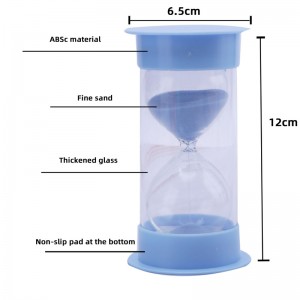 Amazon Hot Sale 30 minuti Decorazioni in plastica verde ora clessidra 1 minuto Timer di sabbia da 3 minuti Sand Sand Glass Factory Hot Vendita 15 30 Minute Regali di souvenir colorato Design del timer di sabbia di vetro