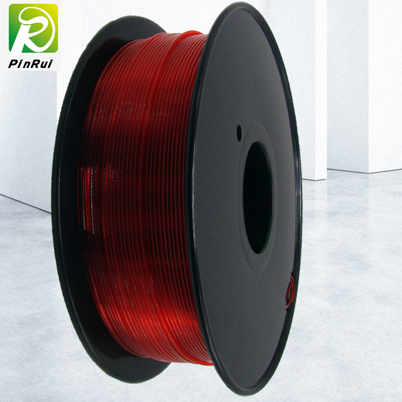 Pinrui 3D Stampante 1.75mmtG Filament Rosso colore per stampante 3D