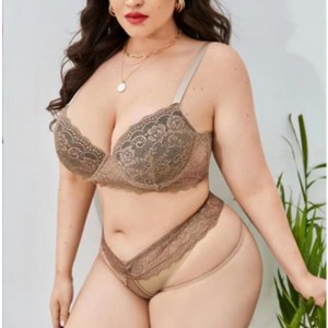 Reggiseno a vita set di lingerie sexy reggiseno smerlato con uno speciale design sexy hip quadra