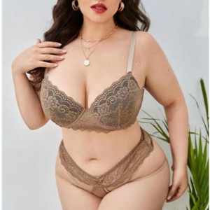 Reggiseno a vita set di lingerie sexy reggiseno smerlato con uno speciale design sexy hip quadra