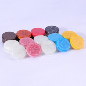 Pezzi di backgammon personalizzati di backgammon in resina di alta qualità