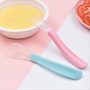 Utensili per l\'alimentazione alimentare alimentare utensili a silicone morbido cucchiaio per bambini in silicone gratuito perneonati per alimentazione per l\'alimentazione