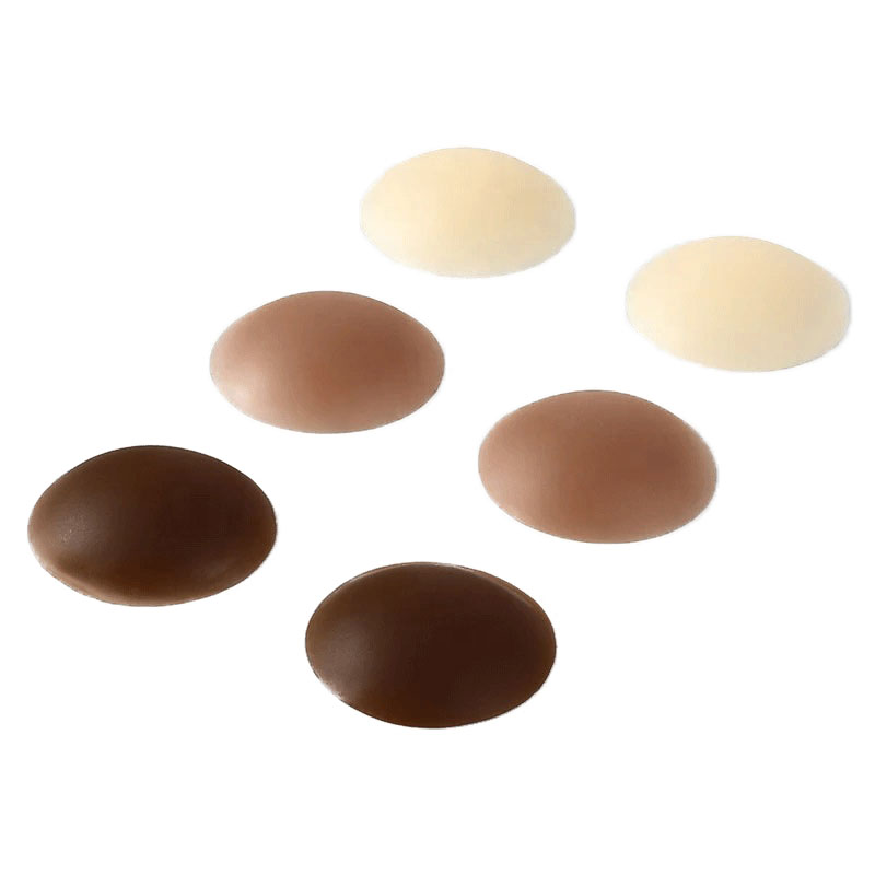 Copertina di capezzolo reggiseni in silicone a forma rotonda resistente