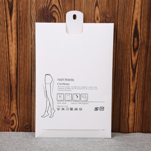 Scatola di imballaggio collant un pezzo da imballaggio collatyhose Borsa di carta lunghe di carta