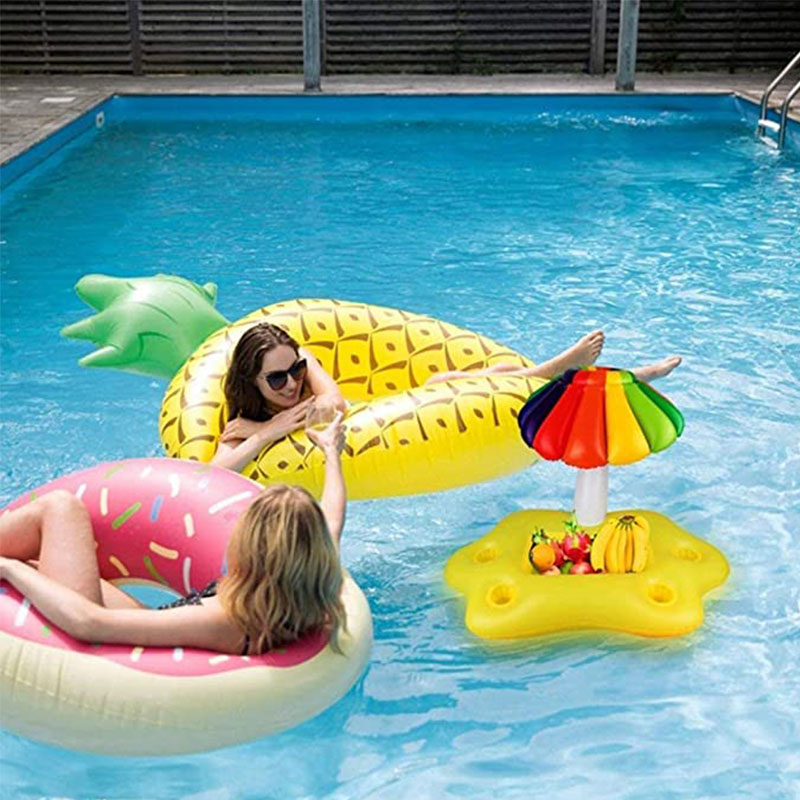 Porta di tazza di bevande gonfiabili, bevandenuvolose galleggianti per la piscina per feste e decorazioni divertenti in acqua estate per la spiaggia tazza di leisure bottiglia per adulti bambini