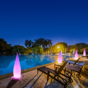 Patio da giardino decorazione della piscina pernuoto piscina moderna illuminazione a pavimento in piedi a led remoto ramo rgb cambio lampada light pavimentazione luci da esterno a batteria alimentata impermeabile ricaricabile