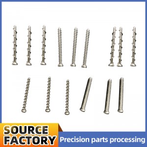 Parti lavorate a CNC