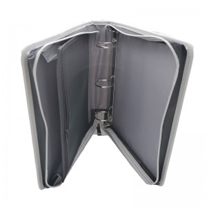 Anelli con cerniera da 13 pollici con cerniere con cerniera per la scuola, letterenylon 3 legante anello anello da 2 pollici