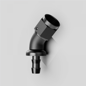 Un flusso pieno a flusso pieno ininterrotto la chiusura a spinta a barb termina un raccordo