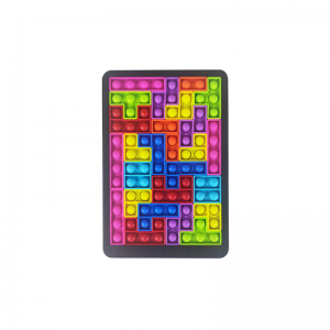 Giocattoli educativi silicone puzzle spingere giocattoli pop per bambini