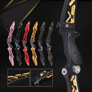 Elongarrow 25 pollici ILF 6061-T6 RECURVE RECURVE HEGH GUSHE