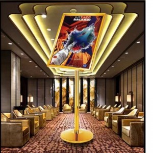 Rack pubblicitario per la pubblicità del marchio di lobby di ristorante dell\'hotel