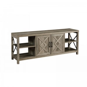 Gabinetto TV in stile retrò, armadietto per la fattoria, console multifunzione