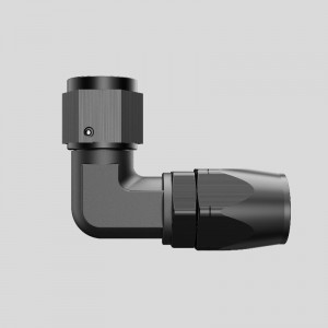 Cutter a 90 gradi femmine forgiata a gomito e un tubo termina