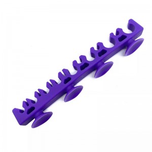 Porta di asciugatura per trucco in silicone per strumenti cosmetici bagno