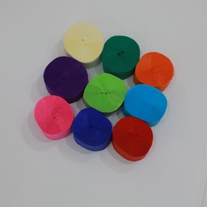 Streamer di carta in crepe- Grande allungamento&facile da svolgere, per matrimonio, compleanno, doccianuziale, Natale, festa di divertimento a porte&decorazioni arcobaleno