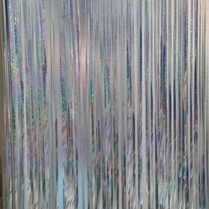 Candata da pioggia da 1*2m da pioggia all\'ingrosso per la festa di compleanno Decorazione della decorazione di seta pioggia Multicolor Napascia da pioggia Festa di seta