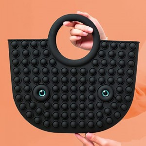 Tote borse a spalla con maniglia superiore in silicone