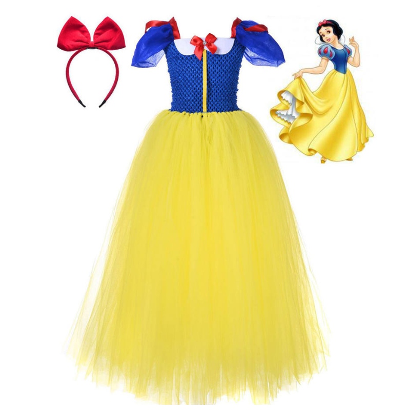 Abito da principessa estivo per ragazze cosplay bianca costume in costume maniche per bambini abito per bambini abito di compleanno per bambini