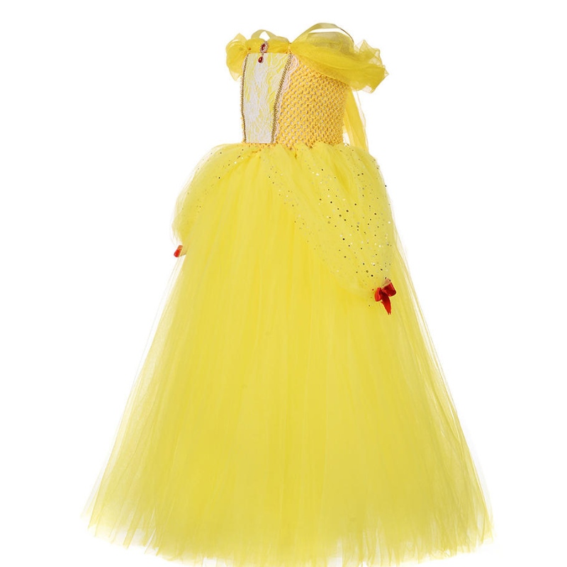 Girl Belle Princess Dress Kids Kids Beauty and the Beast Costume Girl Baby Christmas Princess Birthday Fancy Dress