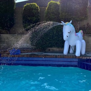 PVC Sprinkler Dinosaur Lawn Unicorn