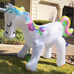 PVC Sprinkler Dinosaur Lawn Unicorn