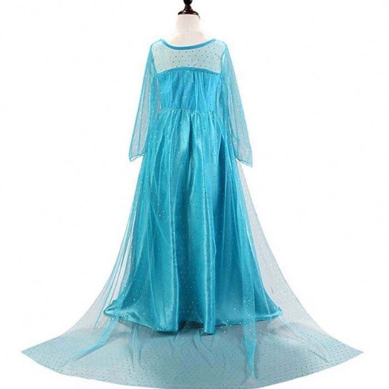 BAMBINO \\ 'Wear Kids Party Cosplay Costume Caseve Lunga Girl Elsa Set di abiti Elsa Anna Dress 3-8T HCGD-001