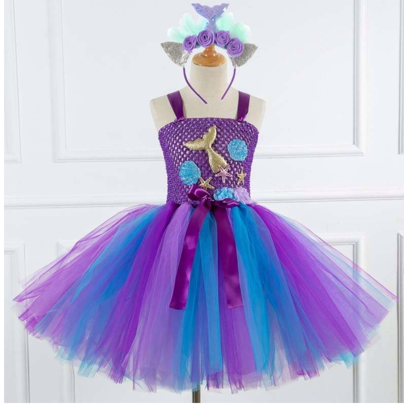 2022 Best Sell Kids Halloween Costume COSTUME COSTRI TUTU PIENTRO MERMAID Costume HCMM-017