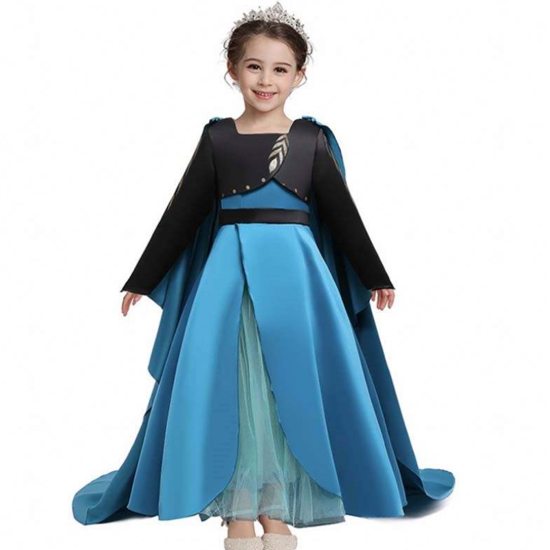 COSTUTTO DI CORONAZIONE CENA NUOVO ELSA 2 GIRL DRESSO ELSA DRESTO PER BAMBINI HCGD-035