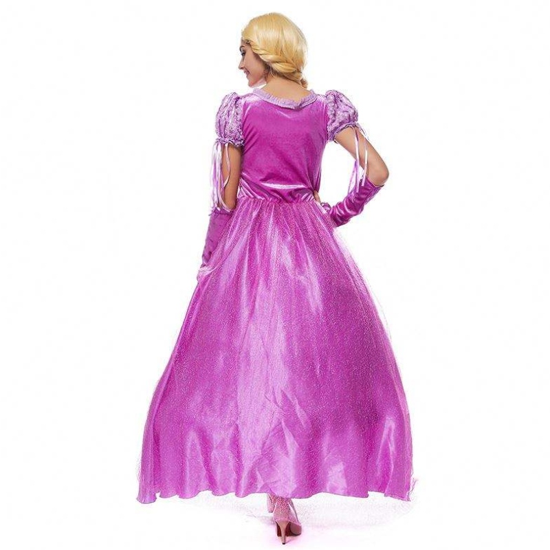 2022 costume da cosplay di Halloween Donne Rapunzel Adult Princess Sofia Costume HCRS-013