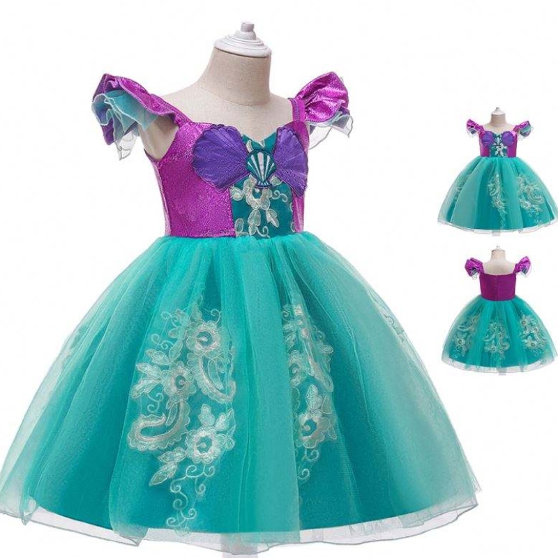 Bambini abiti da festa principessanatalizi costume da sirena per bambini